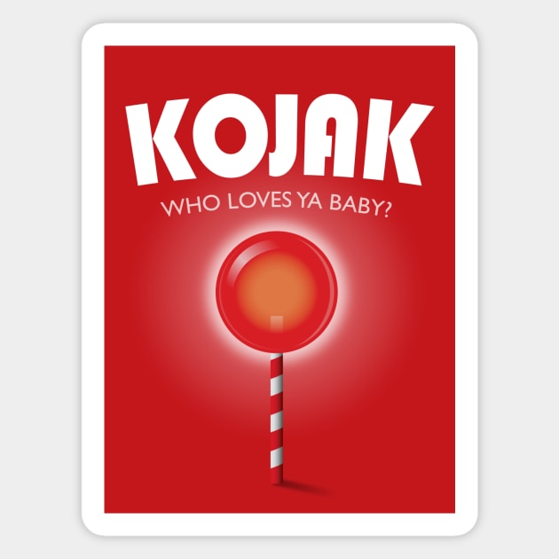 Kojak TV Series poster Magnet by MoviePosterBoy